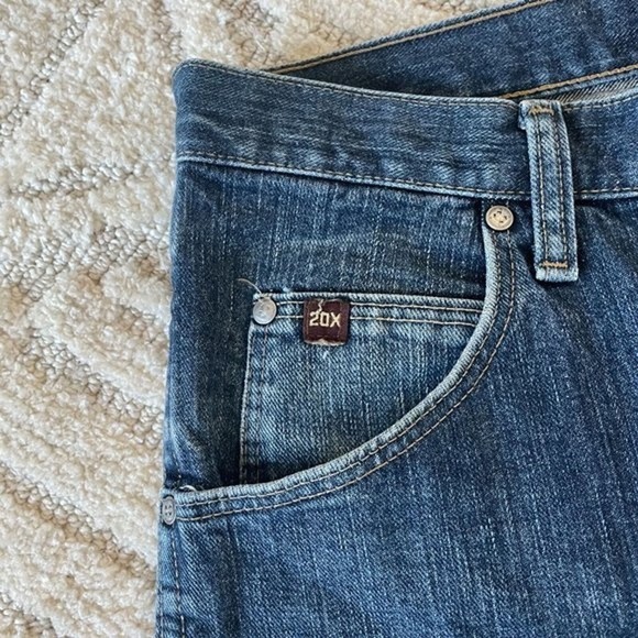 Wrangler Men’s 20X Slim Straight Denim Jeans Tall Size 31x38 - Picture 5 of 9